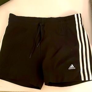 Black addidas shorts